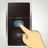 室内からの開錠